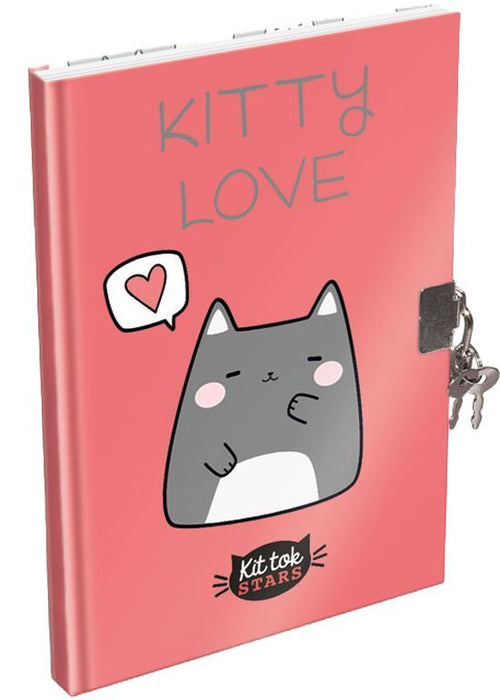 Таен дневник с катинар Lizzy Card Kittok Catto - A5