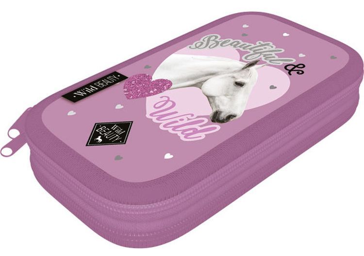 Несесер Lizzy Card Wild Beauty Purple - с 2 ципа