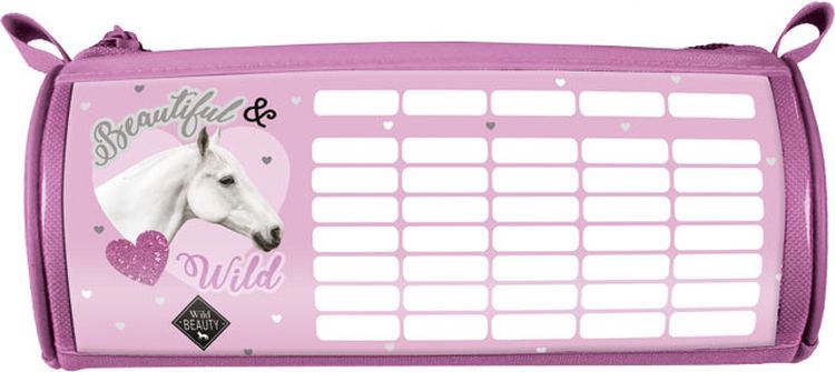 Овален несесер Lizzy Card Wild Beauty Purple - С програма