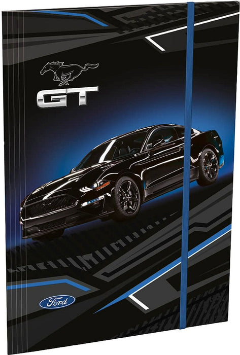 Папка с ластик Lizzy Card Ford Black - А4