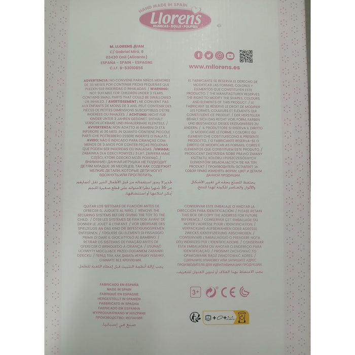 Бебешка кукла Llorens 74104 42 cm