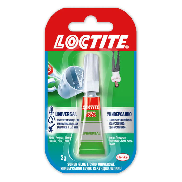LOCTITE SUPER BOND ТЕЧНО СЕКУНДНО ЛЕПИЛО LOCTITE LOCTITE