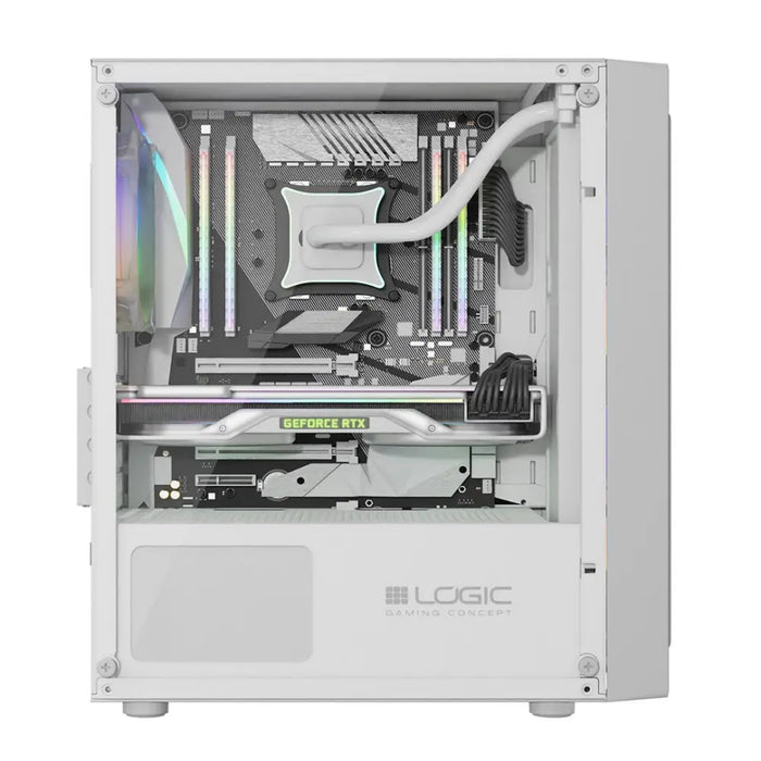 LOGIC ATOS ARGB Mini USB 3.0 кутия Бяла