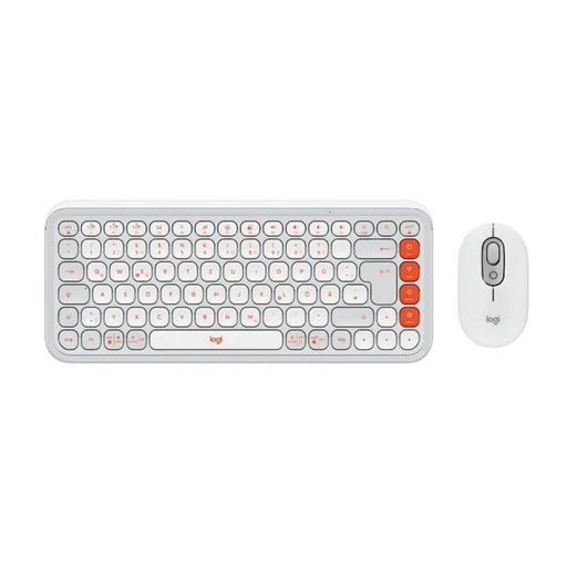 Logitech Pop Icon Combo - Бял - US INT’L - BT - N/A