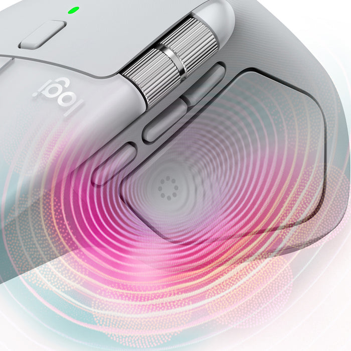 Мишка LOGITECH MX MASTER 4 for Mac WhiteSilv. 910-007576 Haptic feedback