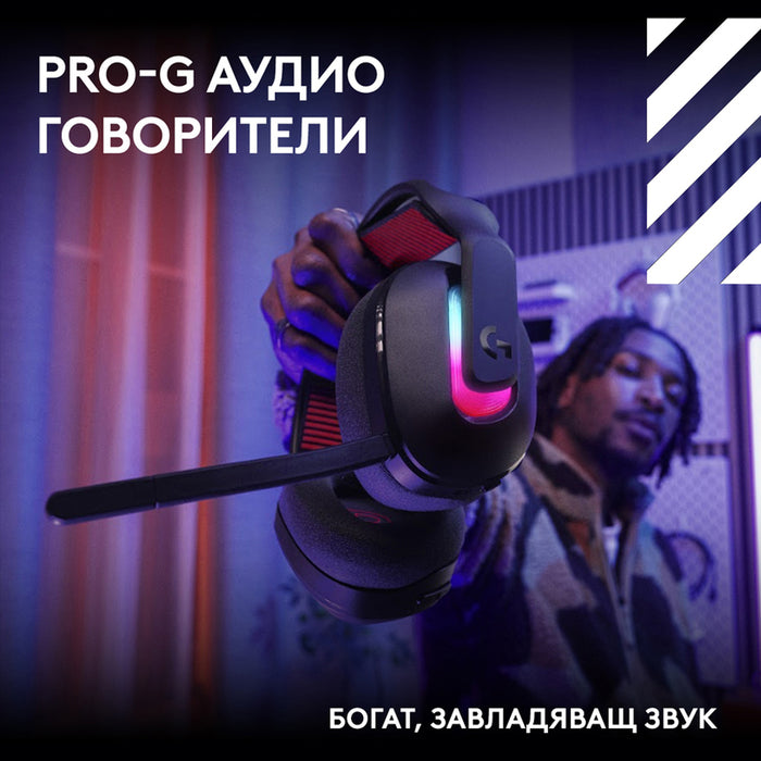 Слушалки LOGITECH Astro A20 X LIGHTSPEED WHITE LIGHTSYNC RGB 939-002253