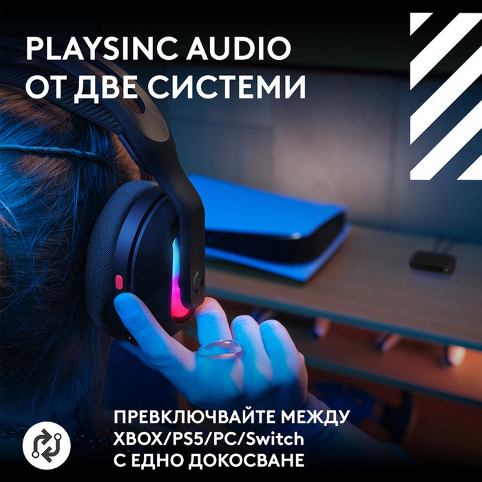 Слушалки LOGITECH Astro A20 X LIGHTSPEED BLACK LIGHTSYNC RGB 939-002247