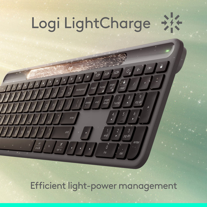 Клавиатура LOGITECH SIGNATURE SLIM SOLAR+ GR