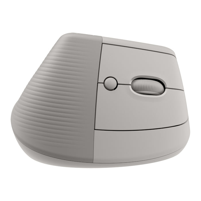 Безжична Мишка с тихи бутони LOGITECH Vertical Ergonomic Mouse LIFT Sand 910-007771 Smartwheel, Multi device