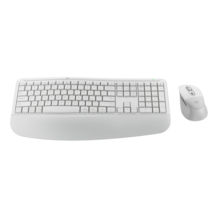 Безжичен Комплект LOGITECH Signature Comfort Plus Combo MK880 Off White
