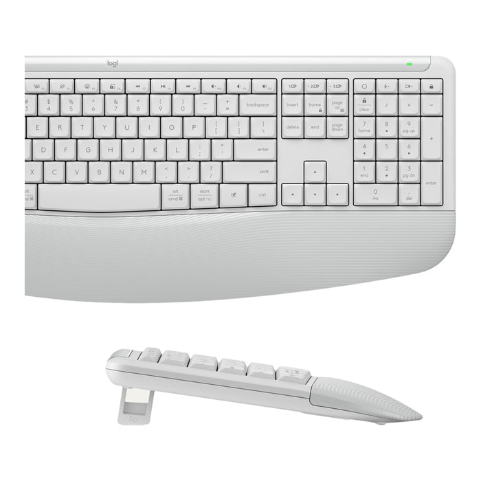 Безжичен Комплект LOGITECH Signature Comfort Plus Combo MK880 Off White
