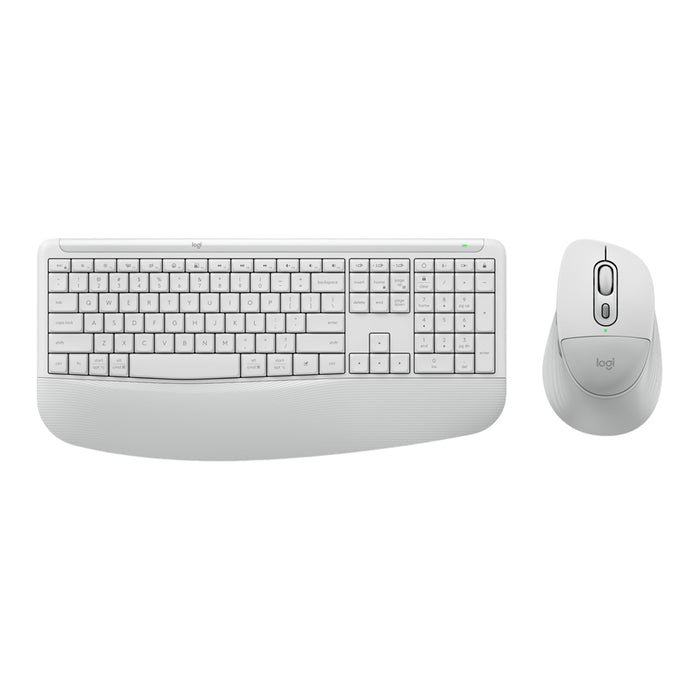 Безжичен Комплект LOGITECH Signature Comfort Plus Combo MK880 Off White