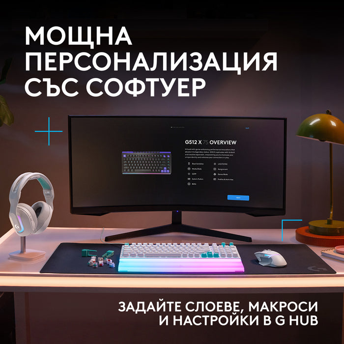 Клавиатура LOGITECH G512 X 98 WHITE 920-013980