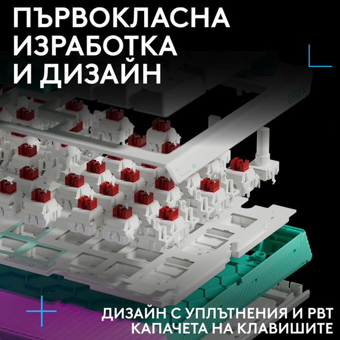 Клавиатура LOGITECH G512 X 98 WHITE 920-013980