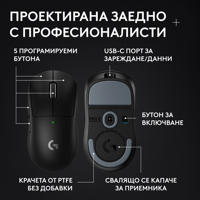 Мишка LOGITECH Superlight 2c SE 910-007801