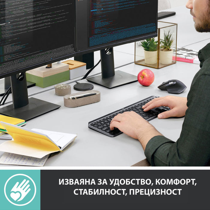 Клавиатура LOGITECH MX KEYS ADV GR 920-009415 US International