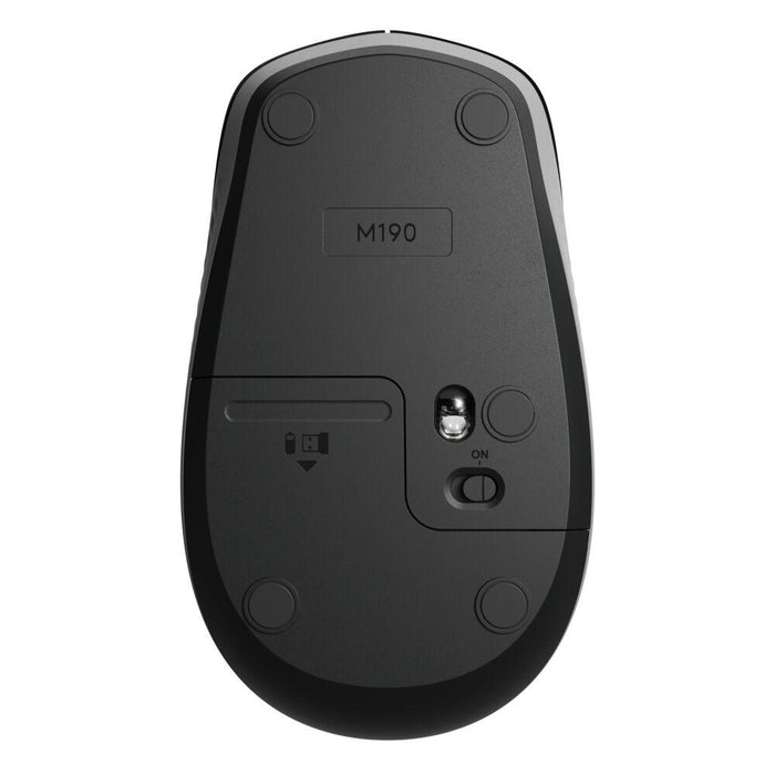 Logitech M190 Wireless Mouse, Charcoal