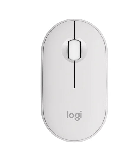 Мишка Logitech Pebble Mouse 2 M350s - TONAL WHITE - BT - N/A - EMEA-808 - БЕЗ ДАННО