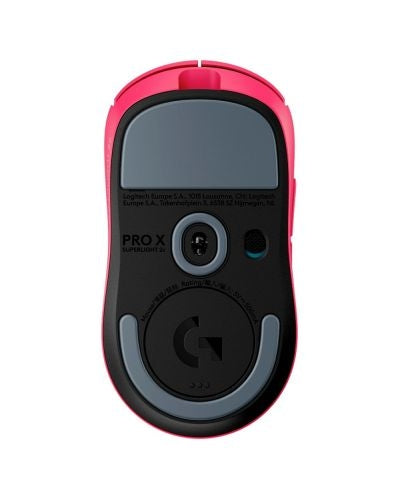 Компактна безжична геймърска мишка Logitech PRO X SUPERLIGHT 2c - РОЗОВА - EER2-933