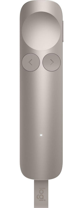 Безжичен презентер Logitech Spotlight 2, Bluetooth, 2.4 GHz Wireless - Бежов