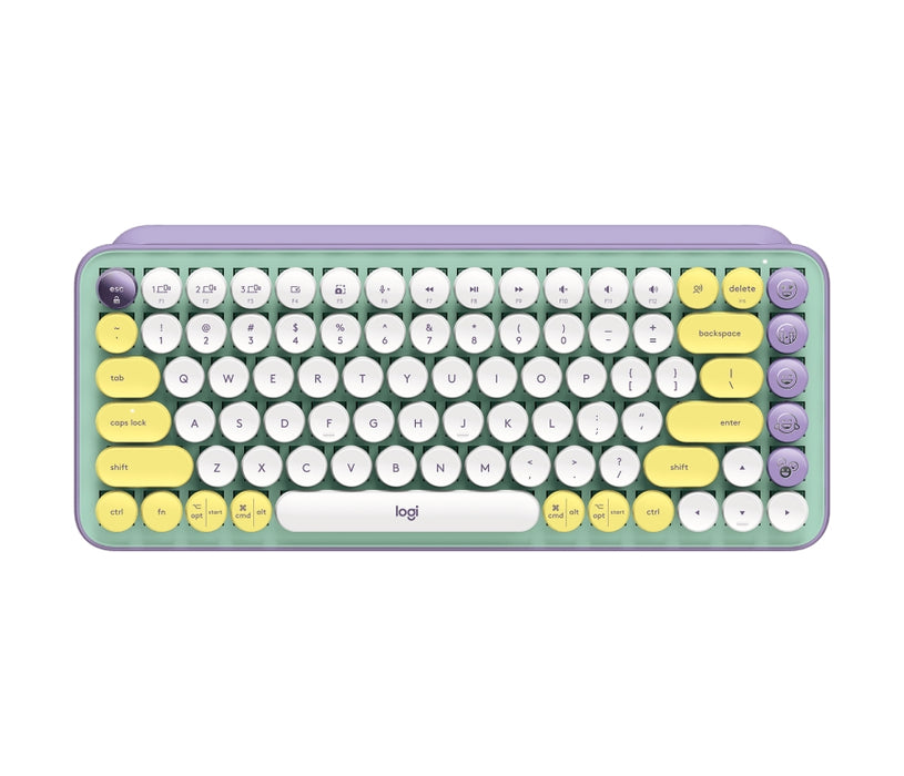 Геймърска Механична Клавиатура Logitech POP Keys Daydream, TKL, Bluetooth 5.1