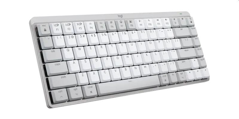 Logitech MX Mechanical Mini за Mac Минималистична безжична осветена клавиатура - БЛЕДОСИВО - САЩ, МЕЖДУНАРОДЕН - EMEA