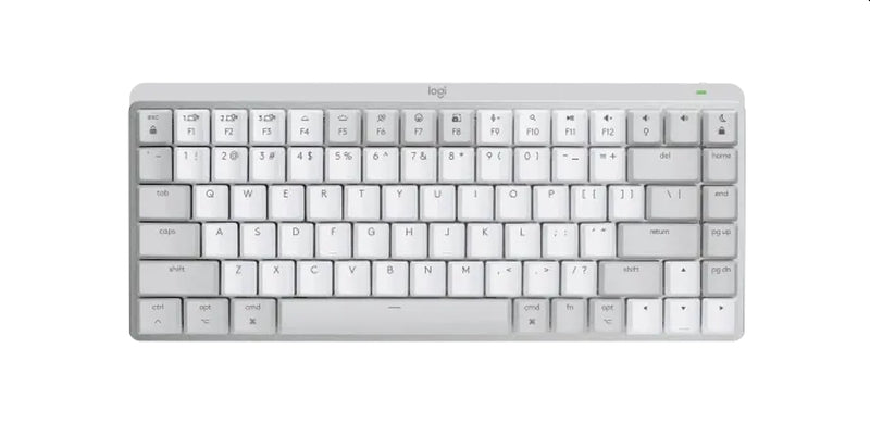 Logitech MX Mechanical Mini за Mac Минималистична безжична осветена клавиатура - БЛЕДОСИВО - САЩ, МЕЖДУНАРОДЕН - EMEA
