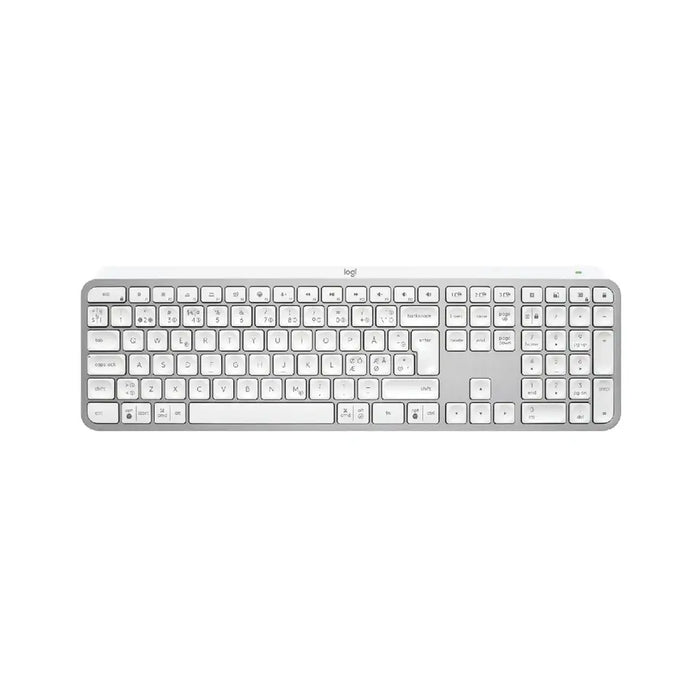 Безжична клавиатура Logitech MX keys S Illuminated, Pale gray