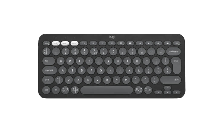 Logitech Pebble Keys 2 K380s - TONAL GRAPHITE - US INT'L - BT - N/A - INTNL-973 - УНИВЕРСАЛЕН