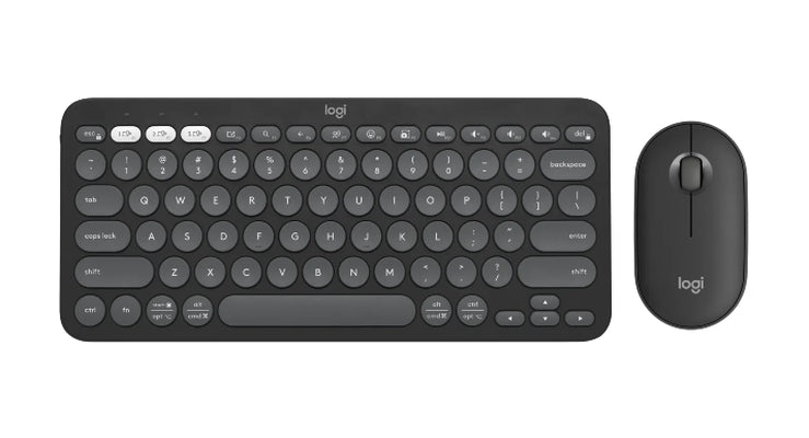 Logitech Pebble 2 Combo - TONAL GRAPHITE - US INT'L - 2.4GHZ/BT - N/A - INTNL-973 - УНИВЕРСАЛЕН