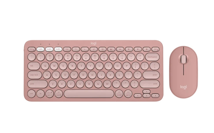 Logitech Pebble 2 Combo - TONAL ROSE - US INT'L - 2.4GHZ/BT - N/A - INTNL-973 - УНИВЕРСАЛЕН