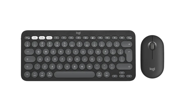 Logitech Pebble 2 Combo за Mac - TONAL GRAPHITE - US INT'L - BT - N/A - INTNL-973 - MAC