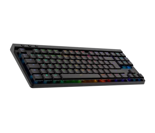 Геймърска безжична клавиатура Logitech G515 LIGHTSPEED TKL, черна, BGR, 2.4GHZ, BT, N/A, EMEA28i, 935 TACTILE