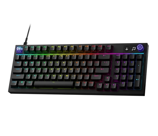 Геймърска клавиатура Logitech G316 X, ЧЕРНА, US INTERNATIONAL, USB, N/A, EMEA28i, 935-TACTILE