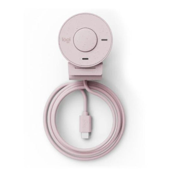 Уеб камера Logitech Brio 300 Full HD - ROSE - USB - N/A - EMEA28-935