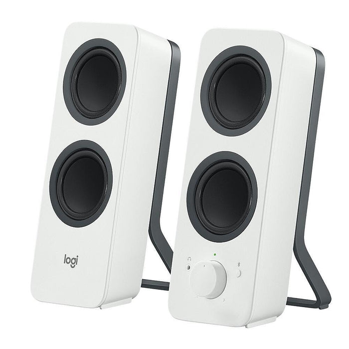 Logitech Z207 Bluetooth компютърни високоговорители - бели