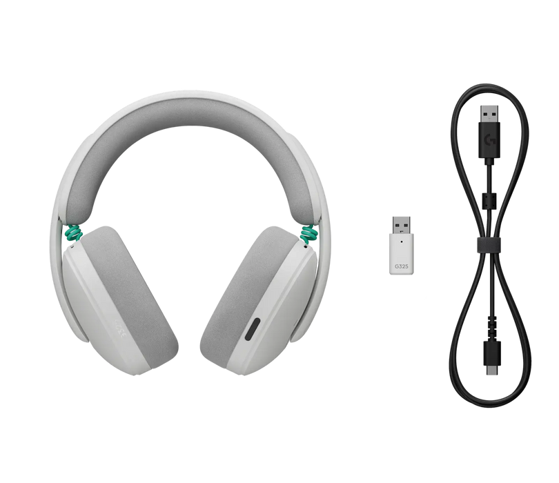 Геймърски слушалки Logitech G325 Ligthspeed Wireless, Микрофон, Бял