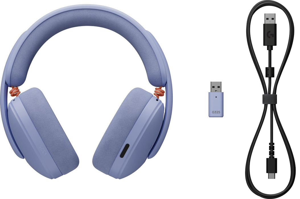 Геймърски слушалки Logitech G325 Ligthspeed Wireless, Микрофон, Лилав