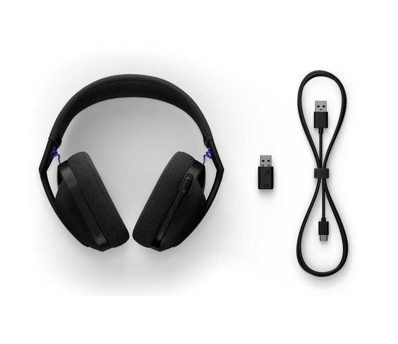 Геймърски безжични слушалки Logitech G321 Lightspeed, Микрофон, Черни
