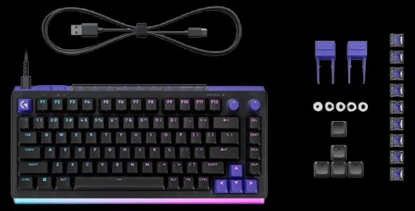 Гейминг клавиатура Logitech – G512 X 75, Linear, RGB, черна