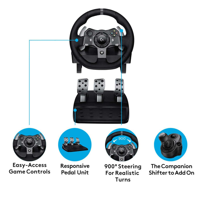 Волан Logitech - G920 Driving Force, Xbox One/PC
