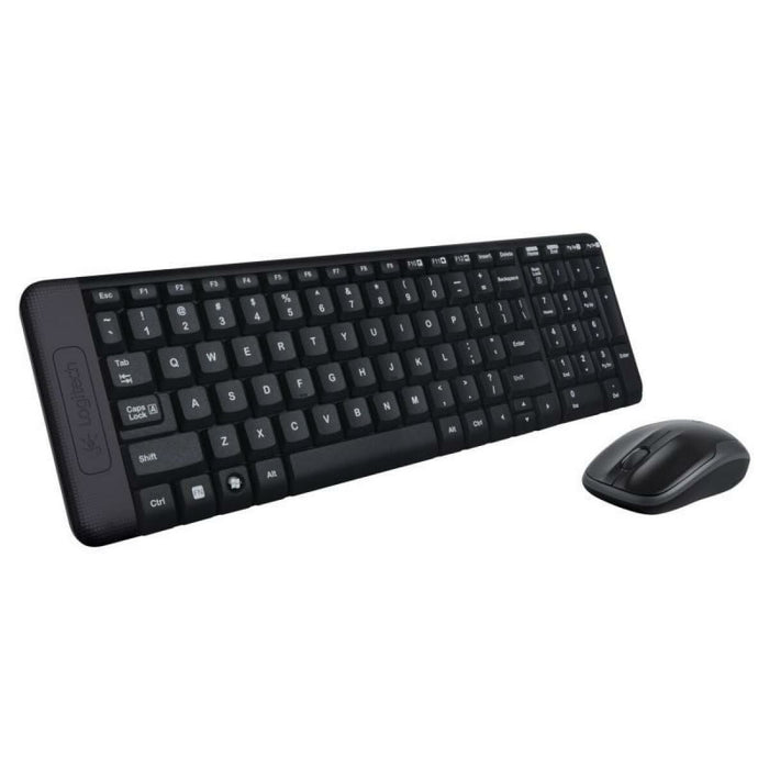 Kлаиатура с безжична мишка Logitech MK220 Черен Испанска Qwerty
