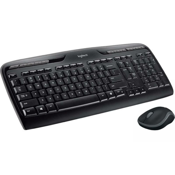 Клавиатура с мишка Logitech MK330 Черен Испанска Qwerty