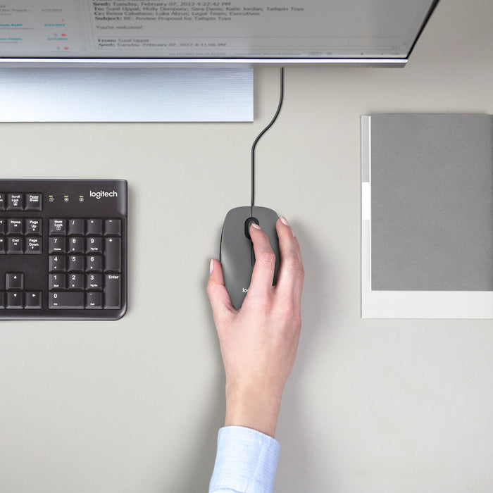 Мишка Logitech M100 Черен