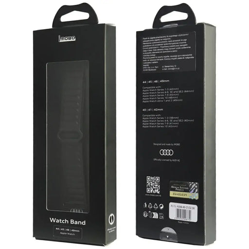 Лого Audi Synthetic Leather Magnetic Ring Strap for Apple