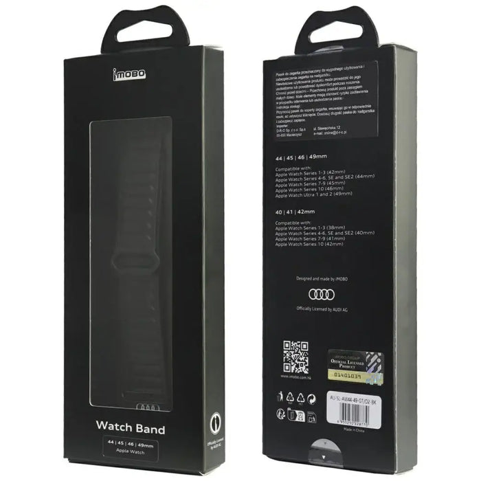 Лого Audi Synthetic Leather Magnetic Ring Strap for Apple
