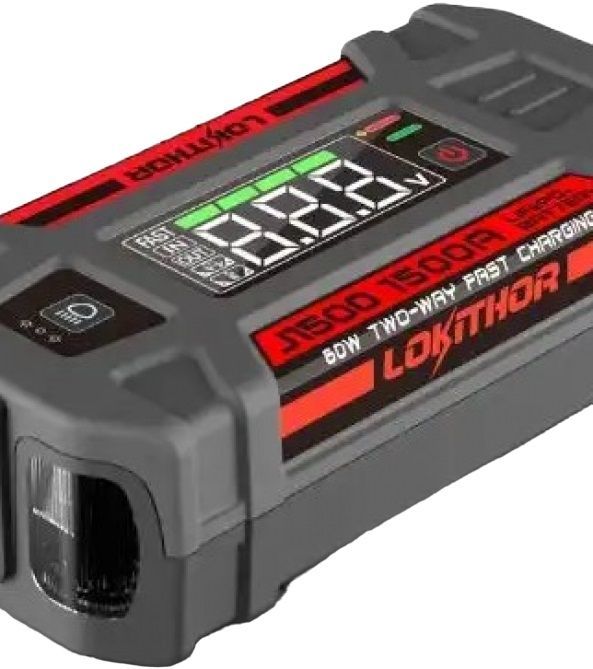 Комплект Lokithor - Стартов бустер J1500 + чанта за съхранение