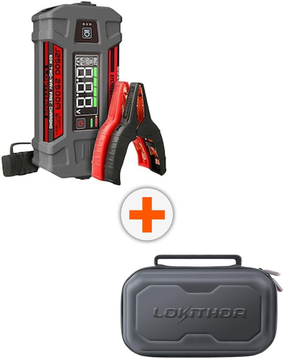 Комплект Lokithor - Стартов бустер J1500 + чанта за съхранение