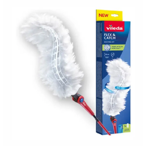 Лопатка Vileda с дълга дръжка + 1 пълнител Flex&Catch