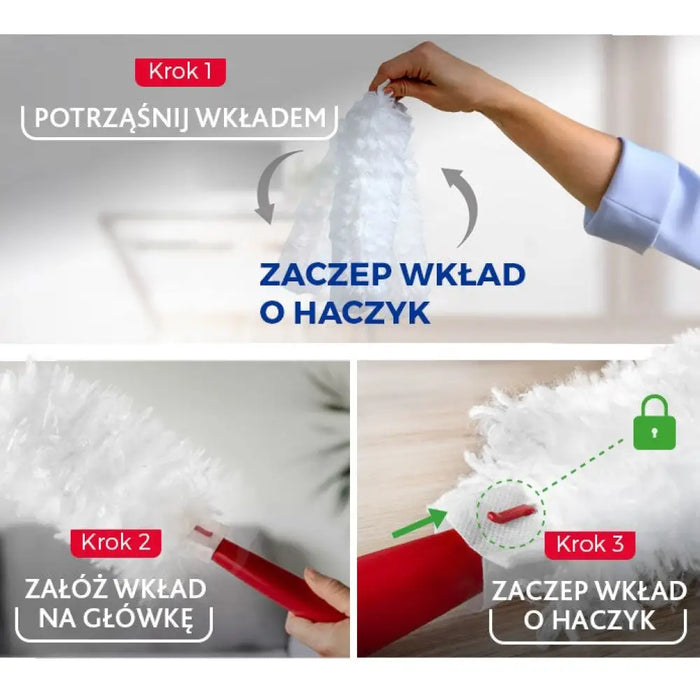 Лопатка Vileda с къса дръжка + 2 пълнителя Flex&Catch